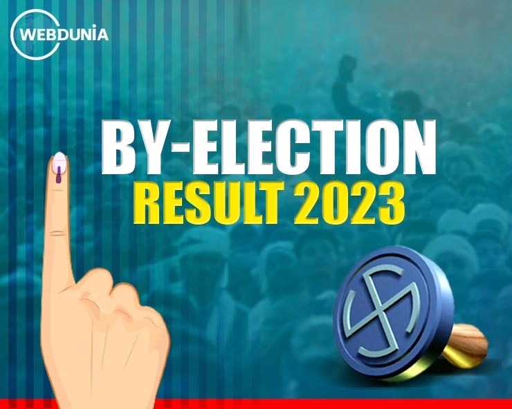 Bypoll Election : उपचुनाव में भाजपा को 3, विपक्षी दलों को 4 सीटों पर जीत - BJP wins 3 seats, opposition parties win 4 seats in by elections
