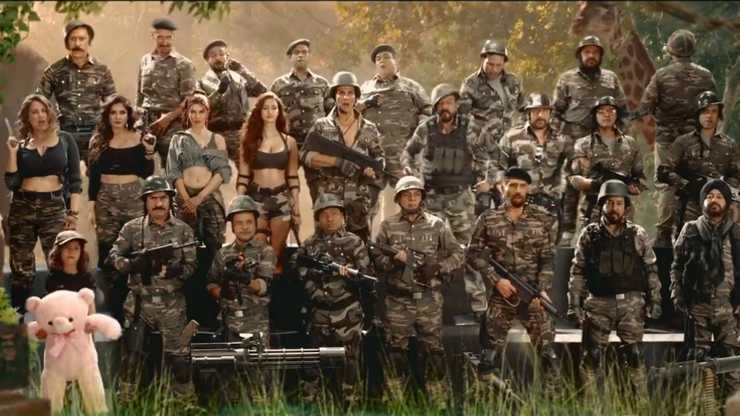 'वेलकम टू द जंगल' की शूटिंग हुई शुरू, अक्षय कुमार ने शेयर किया मजेदार वीडियो | film welcome to the jungle shooting started akshay kumar shares bts video from set