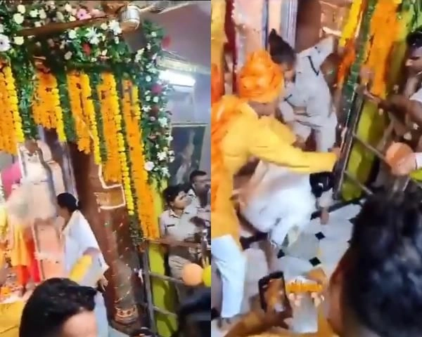 Jugal Kishore Temple controversy : जुगल किशोर मंदिर विवाद पर पन्ना राज परिवार का खुलासा, मंत्री के लिए परंपरा तोड़ी - MP Royal Jiteshwari Devi Arrested From Temple During Janmashtami