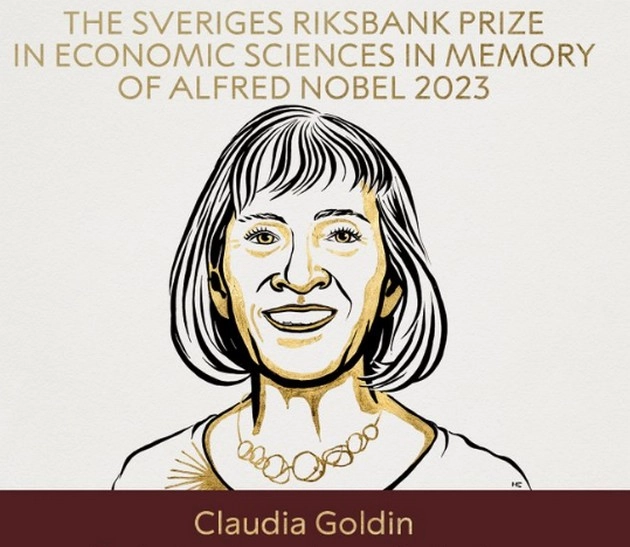 Nobel Prize 2023 : क्लाउडिया गोल्डिन को मिला अर्थशास्त्र का नोबेल पुरस्कार - Claudia Goldin receives Nobel Prize in Economics