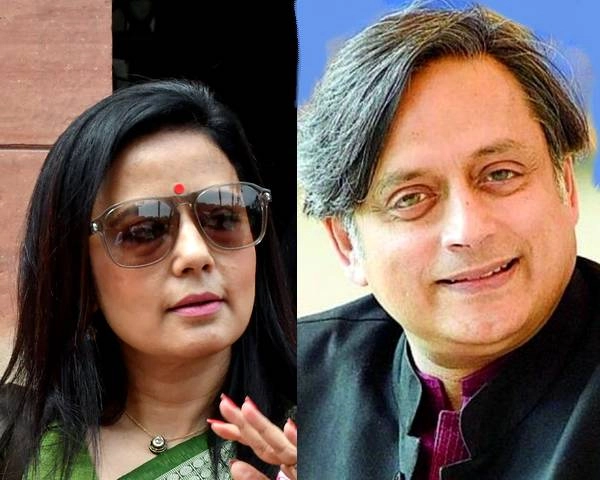 महुआ मोइत्रा के साथ शशि थरूर की वायरल तस्वीरों का सच, भड़के कांग्रेस नेता - Truth behind Shashi Tharoor viral pictures with Mahua Moitra