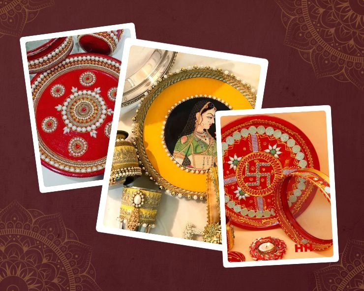 karwa chauth thali decoration ideas
