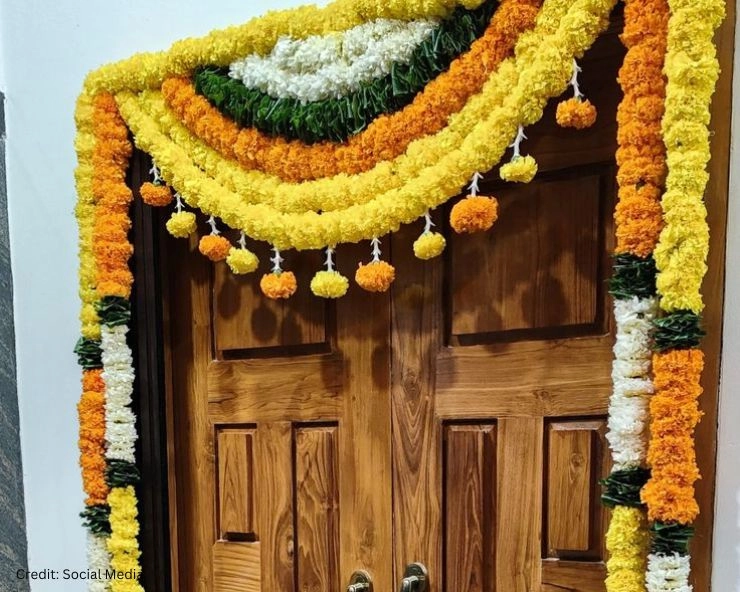 diwali main door decoration