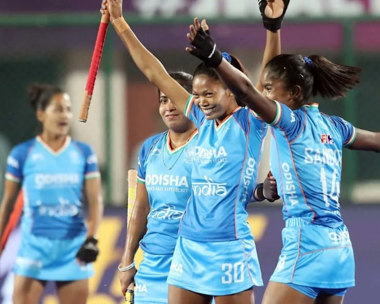 Hockey Pro League : भारतीय महिला टीम ने अमेरिका को 3-1 से हराया - Indian women's team defeated America 3-1 Hockey Pro League