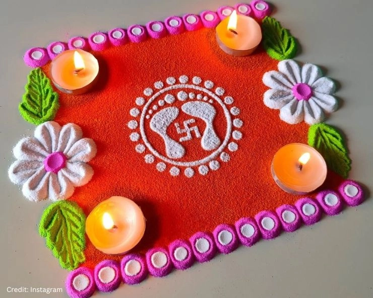 chhoti diwali rangoli design