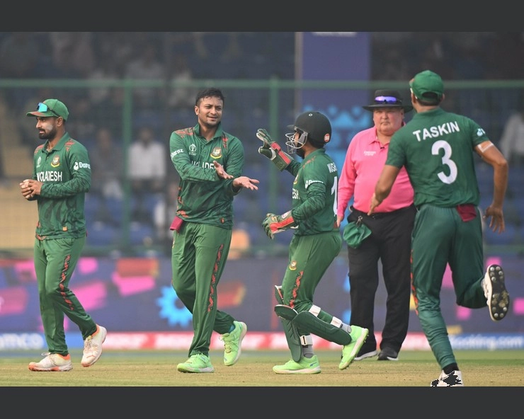 BAN vs SL : 'टाइम आउट' के दर्द के साथ श्रीलंका वर्ल्ड कप से विदा, जीत के साथ बांग्लादेश पर 'दाग'