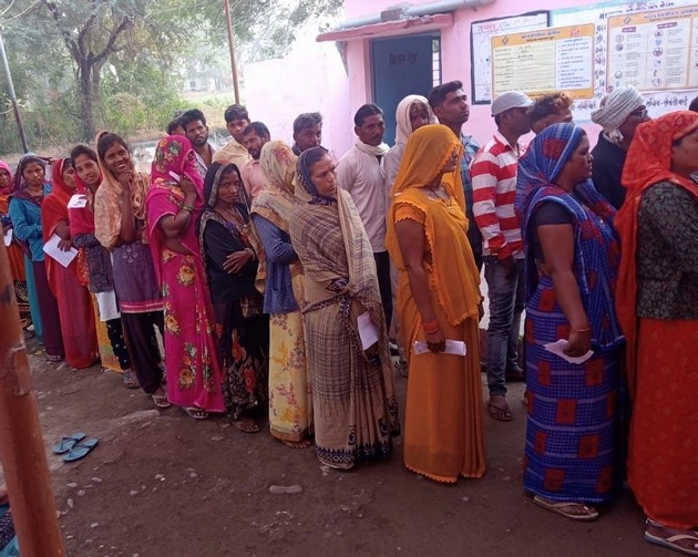 Lok Sabha Election : मप्र में 6 सीटों पर 66.44% मतदान, छिंदवाड़ा में 78 फीसदी वोटिंग - Madhya Pradesh Lok Sabha Election Voting