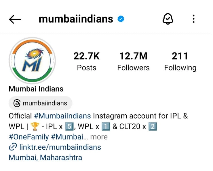 Mumbai Indians ने 24 घंटे के अंदर खोए 5 लाख Followers