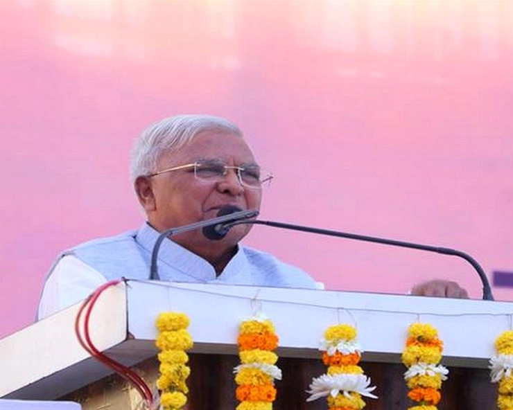 मप्र के राज्यपाल मंगुभाई पटेल का इंदौर दौरा, सरकारी योजनाओं का लाभ लेने का किया आह्वान - Madhya Pradesh Governor Mangubhai Patel's visit to Indore