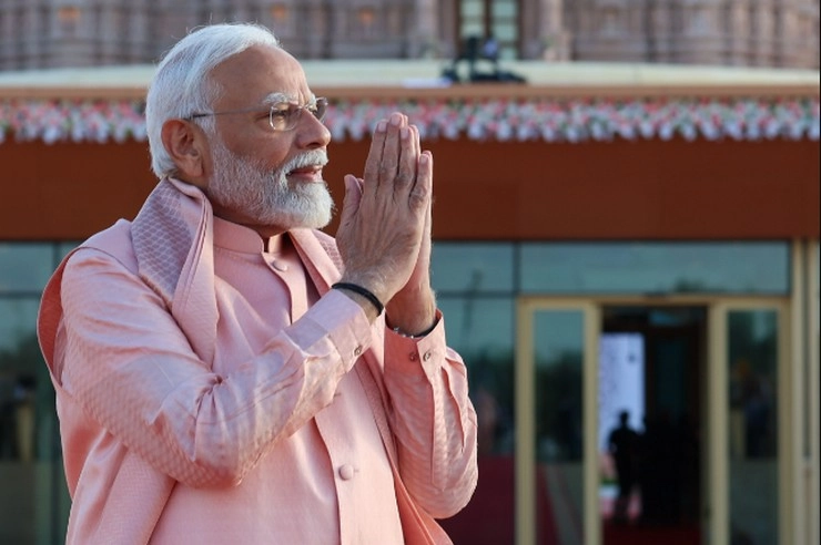 अबू धाबी में मंदिर उद्‍घाटन पर क्या बोले पीएम मोदी - Joy In Ayodhya Amplified In Abu Dhabi,  PM Modi Inaugurates Temple In UAE