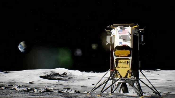 अमेरिकी निजी कंपनी ने चंद्रमा पर उतारा अपना पहला वाणिज्यिक अंतरिक्ष यान, रचा इतिहास