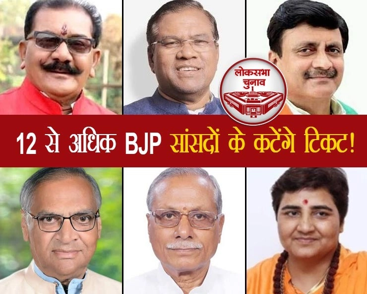 मध्यप्रदेश में भाजपा के 12 सांसदों के टिकट पर चलेगी कैंची, नए चेहरों पर पार्टी लगाएगी दांव - Threat to tickets of BJP MP in Madhya Pradesh