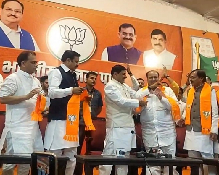 मप्र में कांग्रेस को फिर झटका, कमलनाथ के करीबी और पूर्व मंत्री दीपक सक्सेना भाजपा में शामिल - Kamal Naths close aide and former minister Deepak Saxena joins BJP