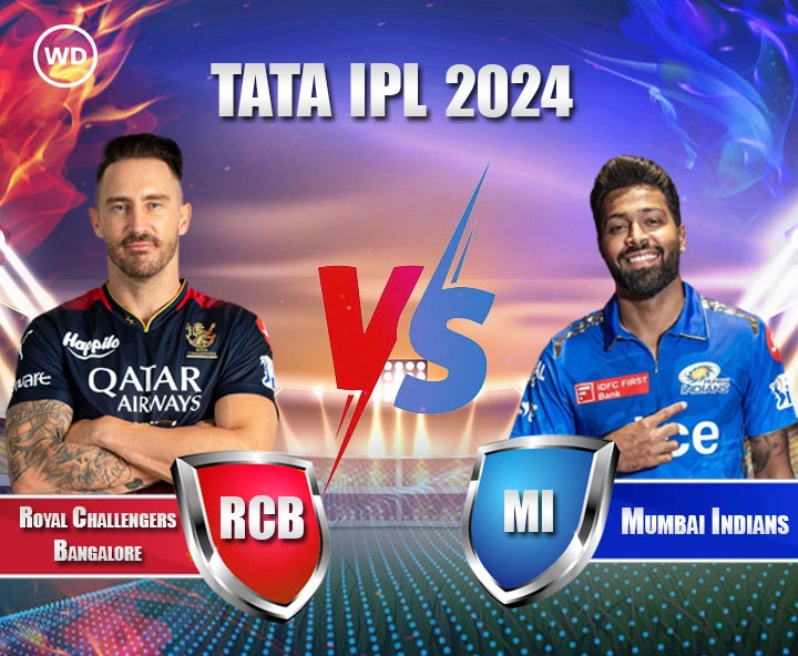IPL 2024 में मुम्बई ने टॉस जीतकर बैंगलोर के खिलाफ चुनी गेंदबाजी (Video) - Mumbai Indians wins the toss and elects to field against Royal Challegers Bangalore