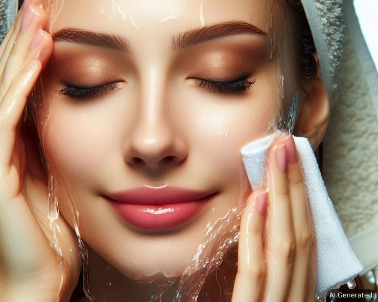 Face Wash With Cold Water Benefits