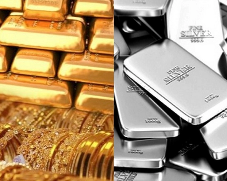 Gold-Silver Price : सोने में 800 रुपए की तेजी, चांदी भी 1400 रुपए उछली - Gold and silver prices increased