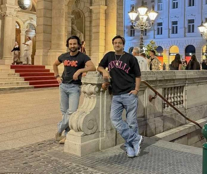 Siddharth Anand reunites with Saif Ali Khan in Budapest says Back on set with my first hero - Siddharth Anand reunites with Saif Ali Khan in Budapest says Back on set with my first hero