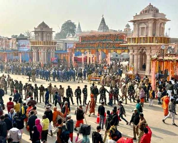 आतंकवादी संगठन जैश की धमकी के बाद अयोध्या में सुरक्षा एजेंसियां सतर्क - Security agencies on alert in Ayodhya after threat from terrorist organization Jaish-e-Mohammed