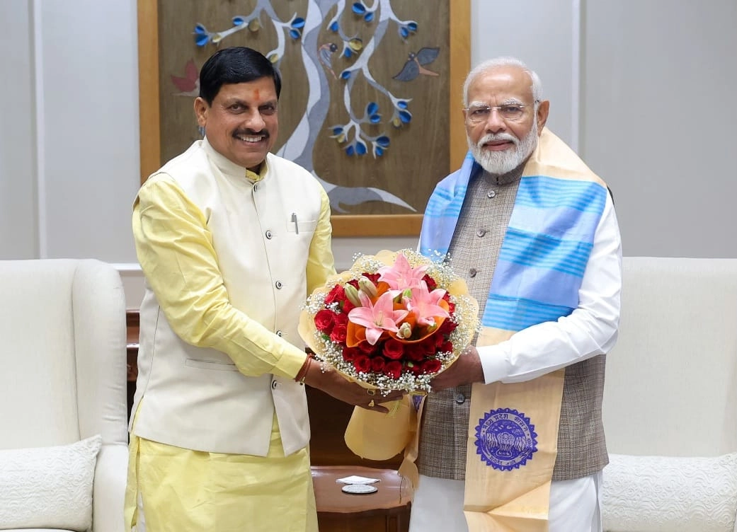 PM नरेंद्र मोदी से मुख्यमंत्री डॉ. मोहन यादव ने की भेंट, केन-बेतवा परियोजना के भूमिपूजन का अनुरोध