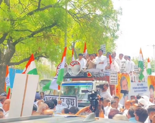delhi congress protest