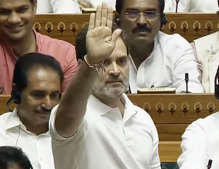 हिन्दुओं से माफी मांगें, संसद में राहुल गांधी के बयान पर भड़के BJP नेता