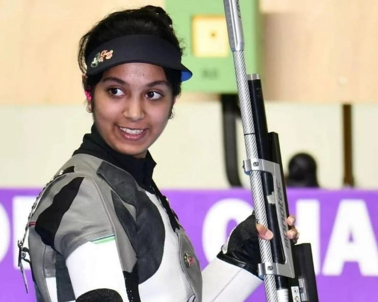 Paris Olympics : रमिता जिंदल ओलंपिक महिला 10 मीटर एयर राइफल स्पर्धा के फाइनल में - Ramita Jindal qualifies for women's 10m air rifle event final of paris Olympics