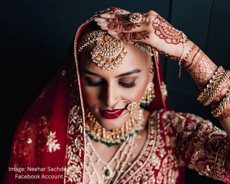 Neehar Sachdeva Bald Bride Look