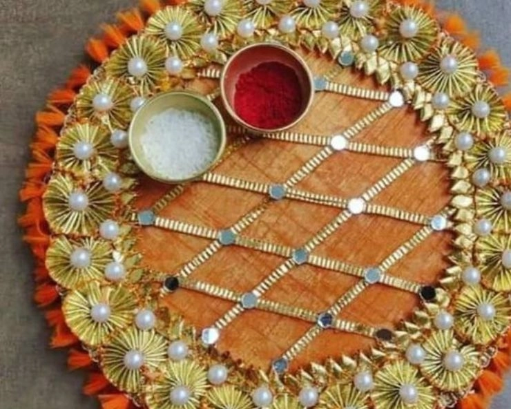 How to decorate puja thali on Rakshabandhan