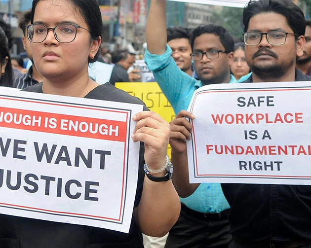 protest in kolkata