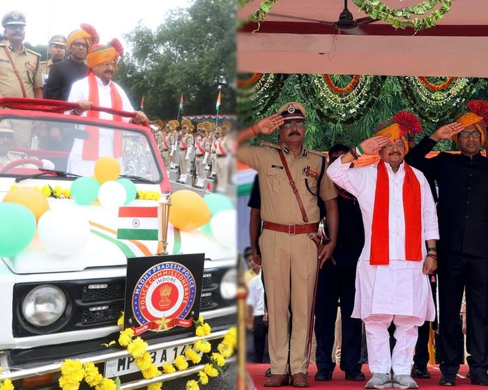 इंदौर में धूम-धाम से मना स्वतंत्रता दिवस, BRTS बसों पर बड़ा ऐलान - independence day celebration in indore