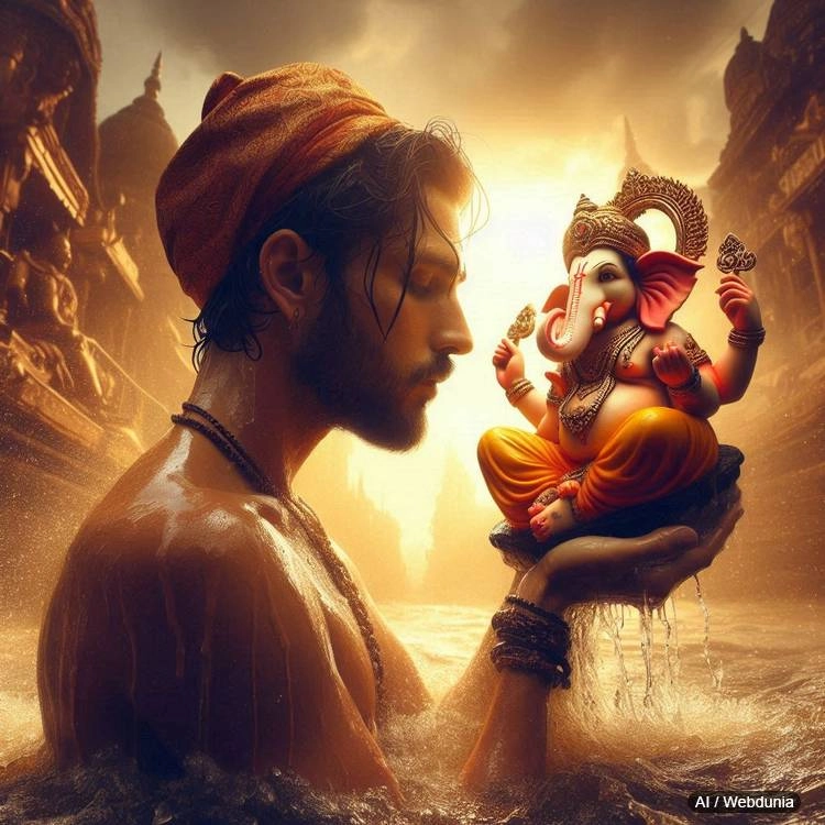 ganesh visarjan AI