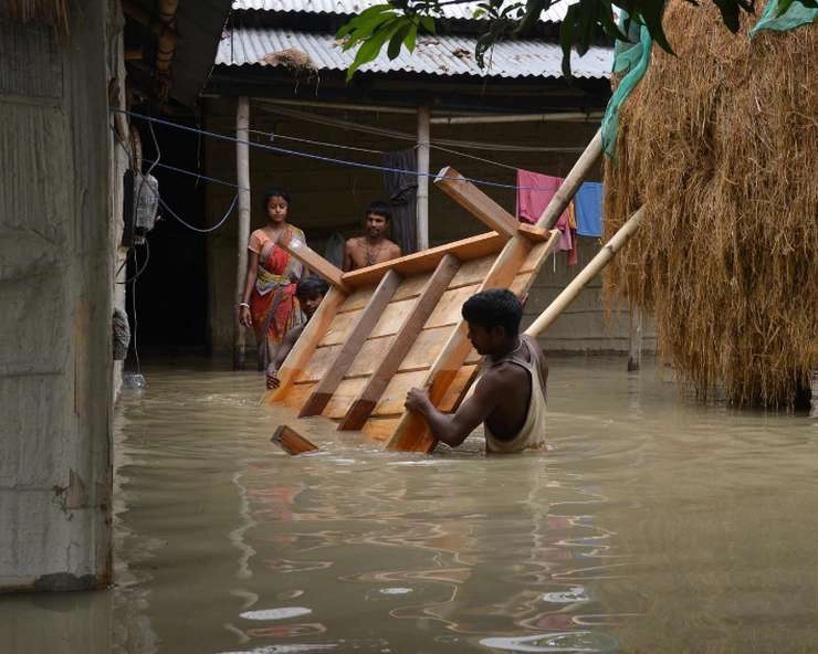 Weather Alert : असम में बाढ़ से मृतकों की संख्या 190 हुई, 14 जिलों के 620 गांव प्रभावित - Death toll in Assam floods rises to 190, 620 villages in 14 districts affected