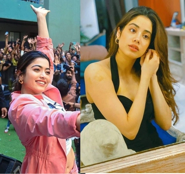 Rashmika Mandanna Janhvi Kapoor