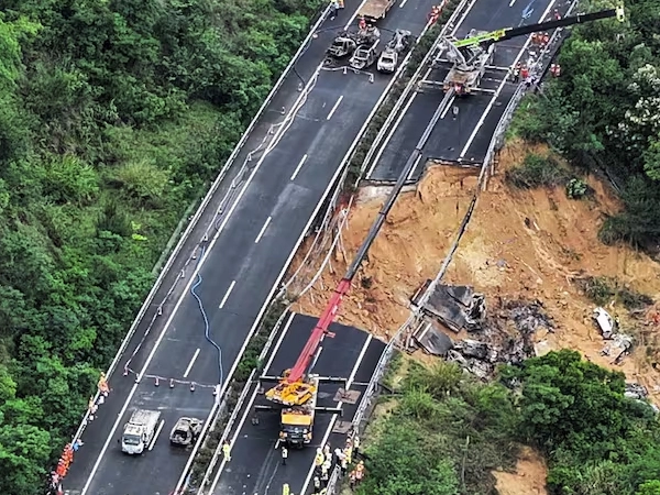 China Highway Collaps