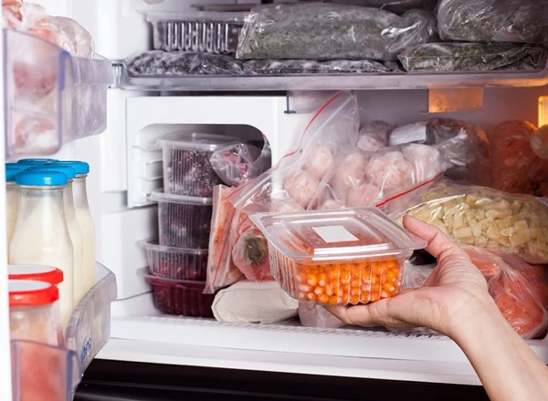 Keeping foods in Freezer