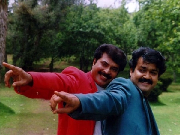 Mammootty and Mohanlal (Harikrishnans)