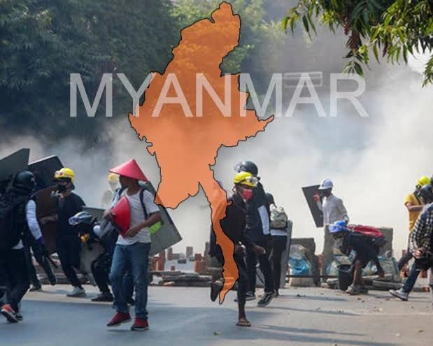 Myanmar: म्यानमारच्या सैन्याने नागरिकांच्या जमावावर बॉम्बफेक केली, मुलांसह 100 हून अधिक ठार