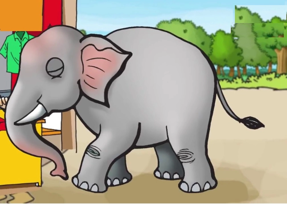child story elephant and his friends
