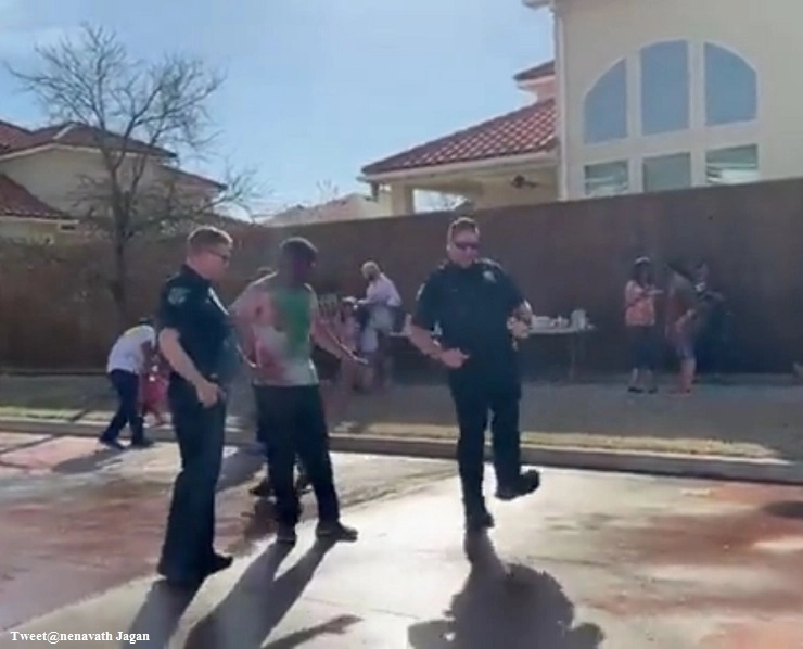 Video 'नाटू नाटू' वर अमेरिकन पोलिसांनी केला जबरदस्त डान्स