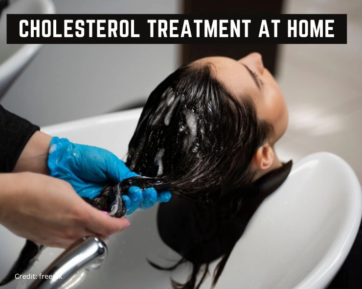 Cholesterol hair treatment