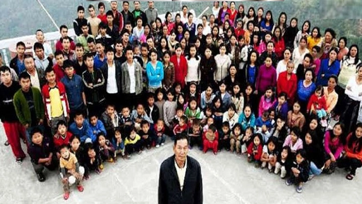 39 மனைவிகள், 94 குழந்தைகள்: உலகின் மிகப்பெரிய குடும்பத்தலைவர் காலமானார்!