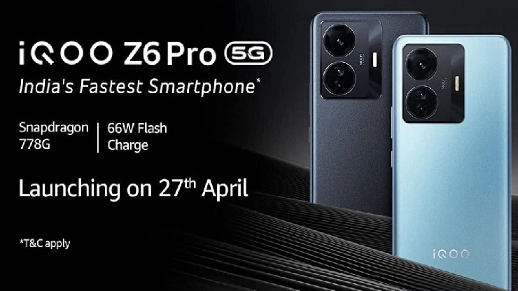 அறிமுகத்திற்கு முன்னரே அசத்தும் iQOO Z6 Pro 5G ஸ்மார்ட்போன்!