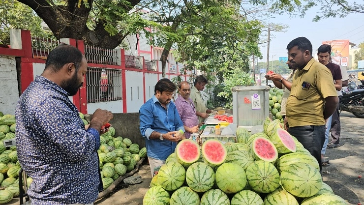 water melon crowd