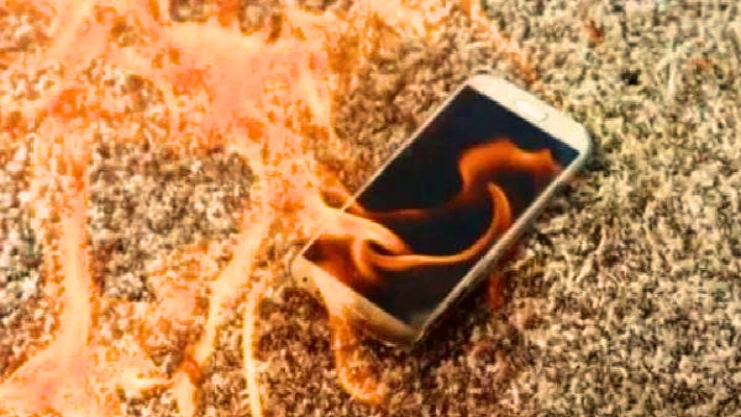 cell phone blast