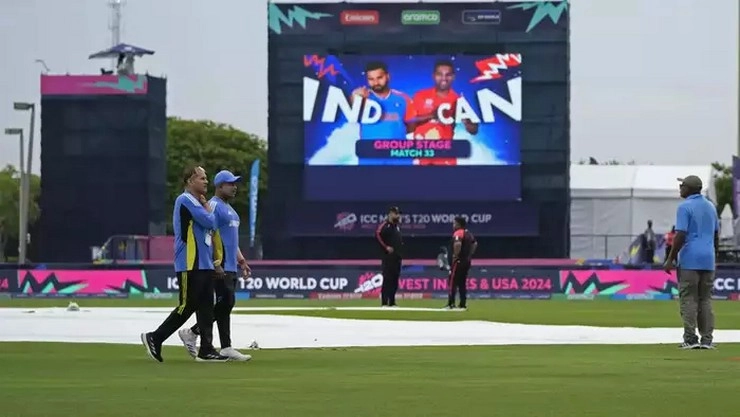 ஒரு பந்துகூட வீசப்படாமல் கைவிடப்பட்ட இந்தியா vs கனடா போட்டி!