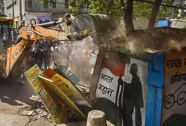 delhi demolition