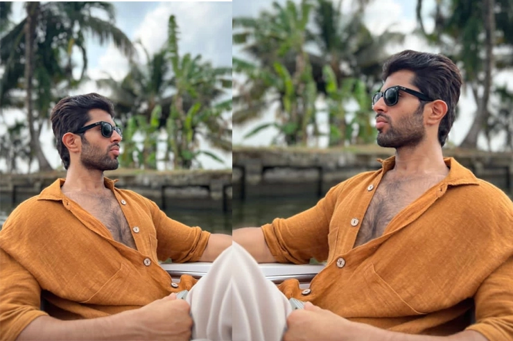 VijayDeverakonda in Alleppey.