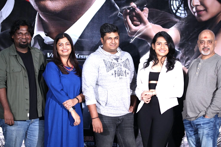 Director TG Keerthy Kumar, Samyukta Viswanathan, Producer Aditi Soni