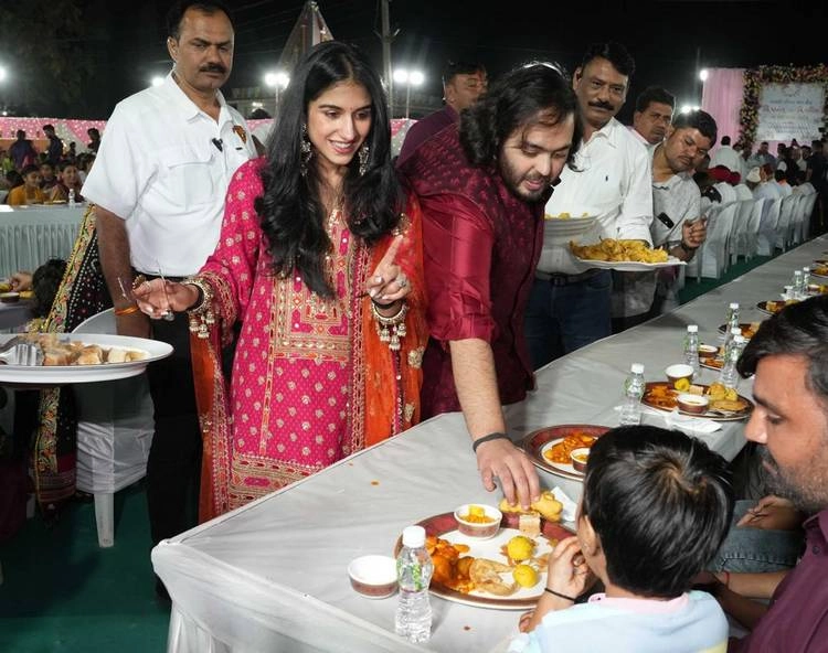 Anant Ambani's pre-wedding ceremony begins with food service