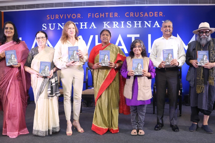 Sunitha Krishnan, Seethakka, Jennifer Larson, Rajesh Touchriver